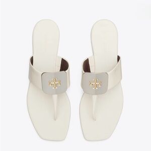 Tory Burch GEORGIA SANDAL in Light cream size 6